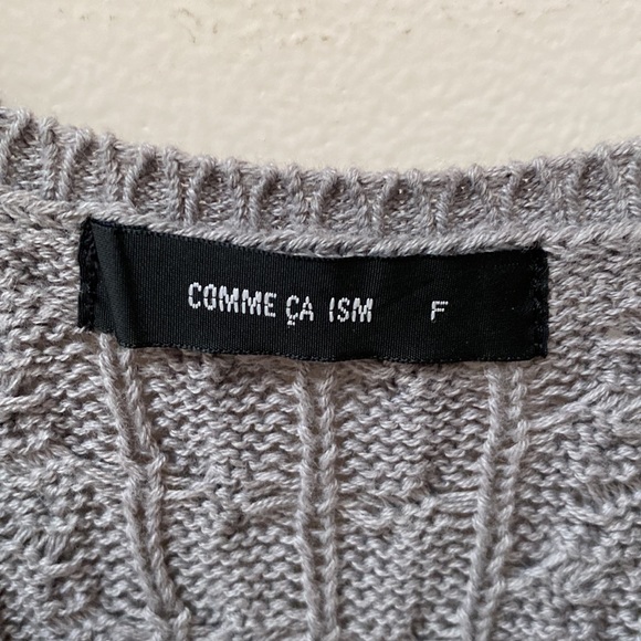 Comme ca ism light gray jumper - Picture 4 of 14
